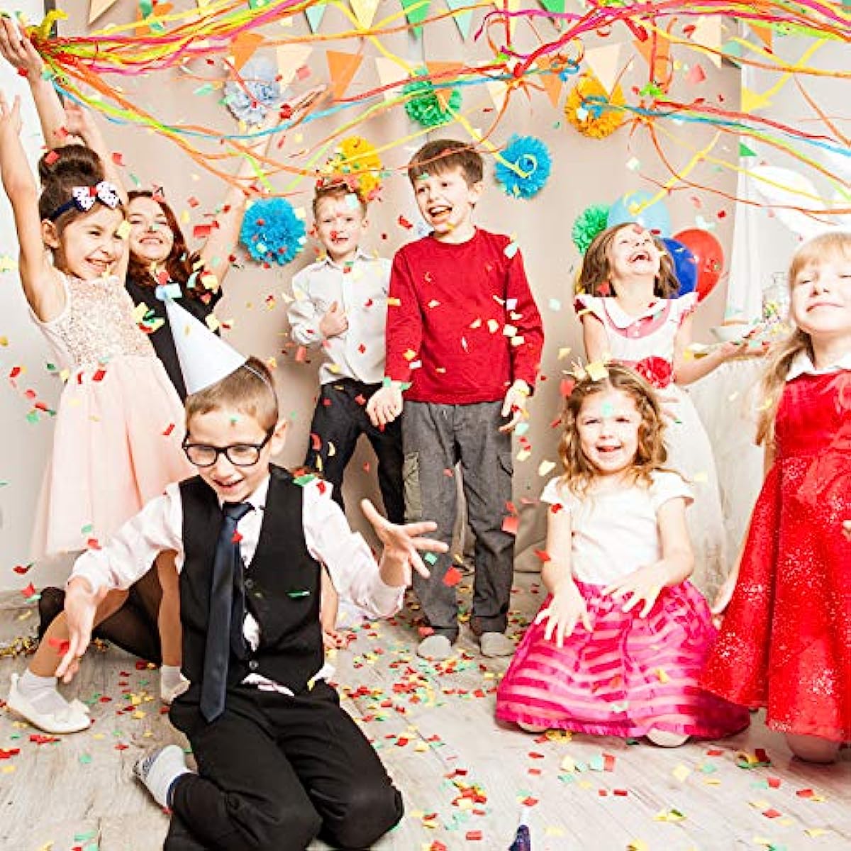 10Pcs Poppers Hand Throw Strea - Confetti Cannon Tube ulasan dan harga