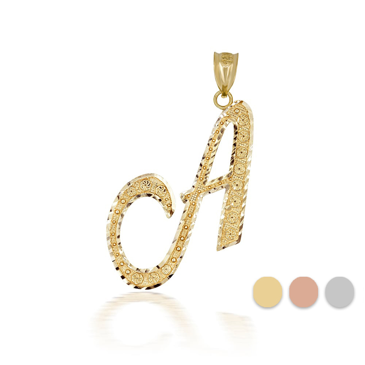 Gold Cursive Initial Letter “A - Event Z ulasan dan harga