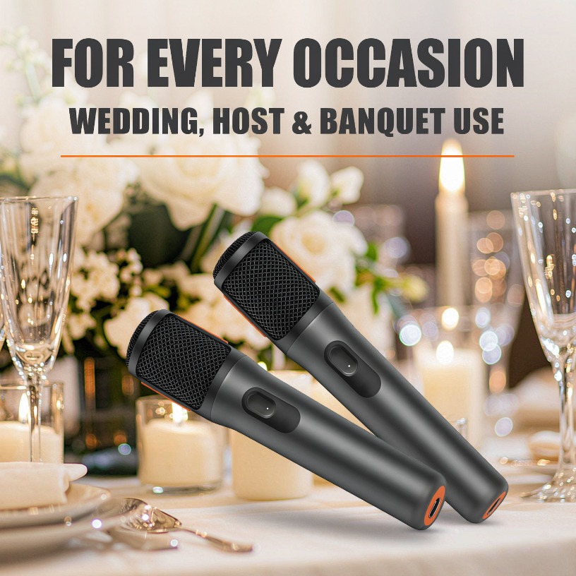 Wireless Microphone Dual Handh - Event & Party Supply ulasan dan harga