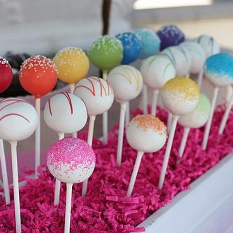 8/10/15cm Plastic Lollipop Sti - Cotton Candy Cone ulasan dan harga