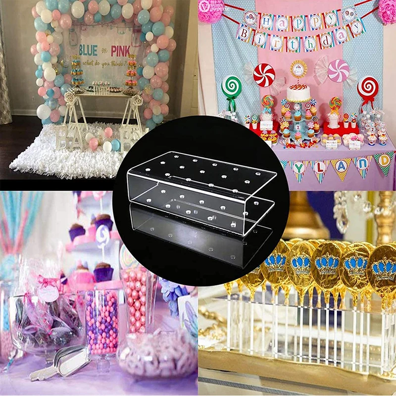 Hole Cake Pop Stand Candy Disp - Cotton Candy Cone ulasan dan harga