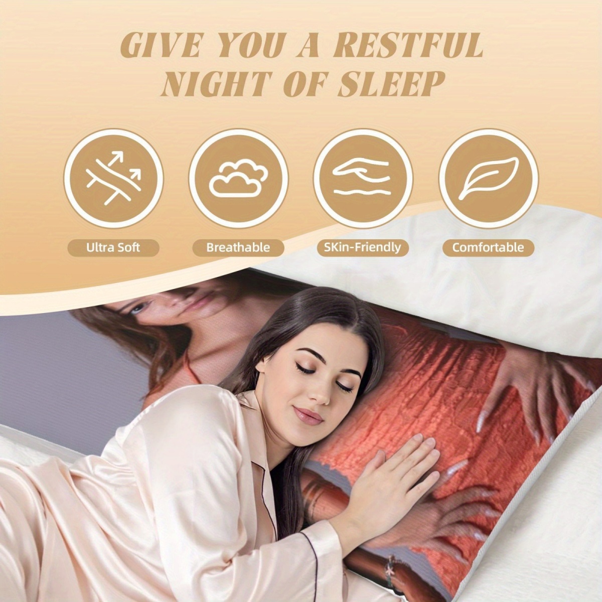 1 Custom Photo Body Pillowcase - Event Suppliers ulasan dan harga