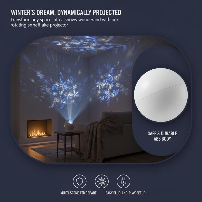 Christmas Snowflake LED Projec - Event & Party Supply ulasan dan harga